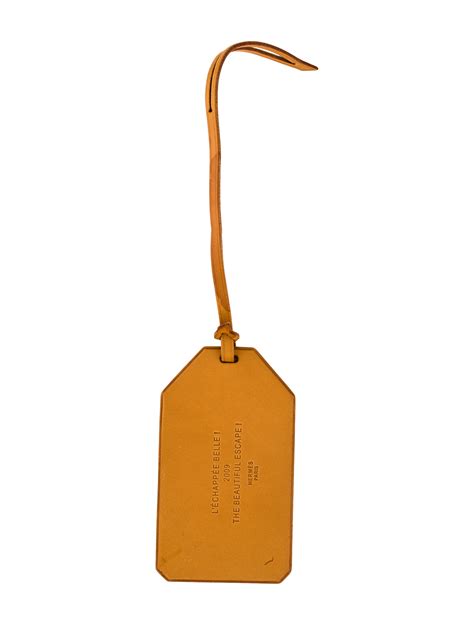 hermes paris tag|Hermes luggage tags.